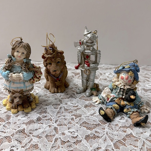 Other - Wizard of Oz set of 4 ornaments in Excellent condition range from 3”-4” tall